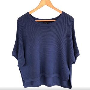 Aritzia Babaton Donald Sweater XS Blue Short Sleeve